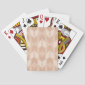 Geo-stap buitenshuis | Coral Arrow Pattern Pokerkaarten (Achterkant)