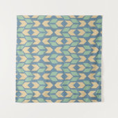 Geo-stap buitenshuis | Geometrische pijlpatroon Wandkleed (Voorkant)