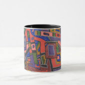 Geo Tech, Abstrait Art Mug (Centre)