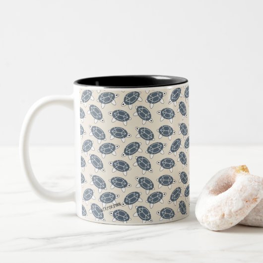 Geo tortue mug - Geo collection animal de compagni (Avec donut)