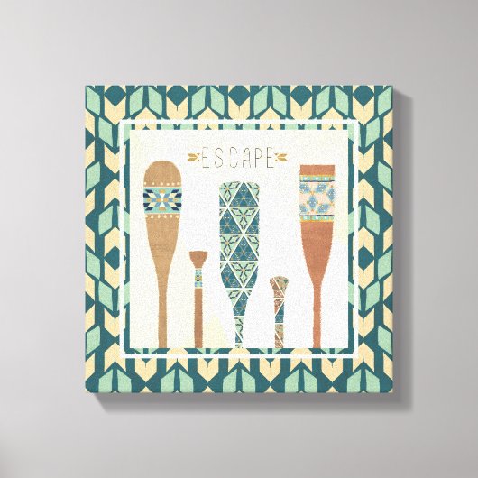 Geo VI buiten | Escape Canvas Afdruk (Voorkant)