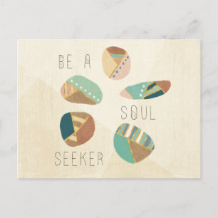 Geo VIII buitenshuis Wees een Soul Seeker Briefkaart