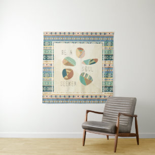 Geo VIII buitenshuis Wees een Soul Seeker Wandkleed