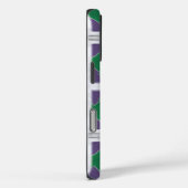 Geo X coque iphone violet et vert (Verso / Droite)