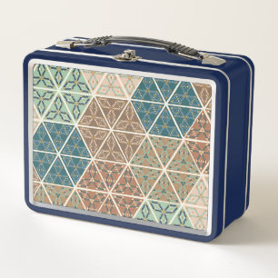 Geo XI   Blauw- en Groen tribaal patroon