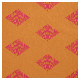 geo zebra roze sinaasappel stof