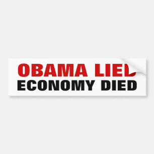 GEOBAMA LIED, ECONOMIE DIEP BUMPERSTICKER