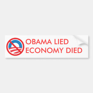 GEOBAMA LIED, ECONOMIE DIEP BUMPERSTICKER