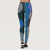 GeoBlend Leggings rayés, Earth & Sky Hues (Dos)