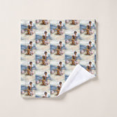 Geobsedeerd door het onmogelijke te overwinnen bad handdoek (Wasdoekje)