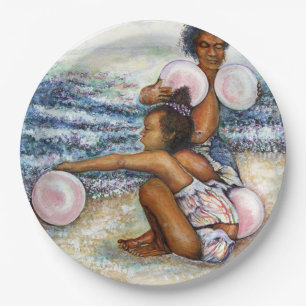 Geobsedeerd door het onmogelijke te overwinnen papieren bordje