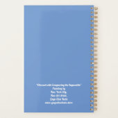 Geobsedeerd door het onmogelijke te overwinnen planner (Achterkant)