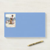 Geobsedeerd door het onmogelijke te overwinnen post-it® notes (Op bureau)