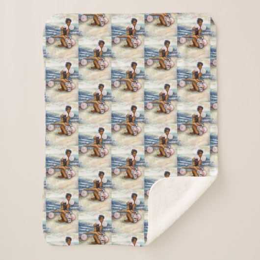 Geobsedeerd door het onmogelijke te overwinnen sherpa deken (Voorkant)