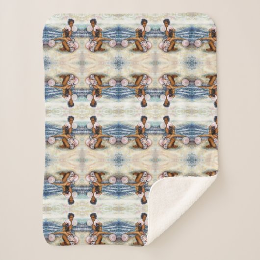 Geobsedeerd door het onmogelijke te overwinnen sherpa deken (Voorkant)