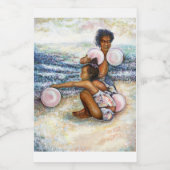 Geobsedeerd door het onmogelijke te overwinnen voedselcontainer etiket (Enkel label)