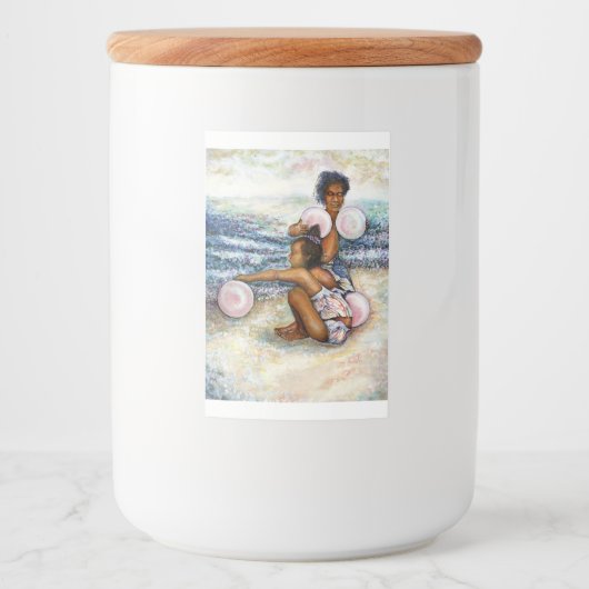 Geobsedeerd door het onmogelijke te overwinnen voedselcontainer etiket (Voorkant)