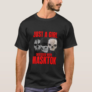 Geobsedeerd door masktok boek lezen romantische bo t-shirt