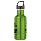 Geobsedeerd elektrisch gitaar waterfles (Voorkant)