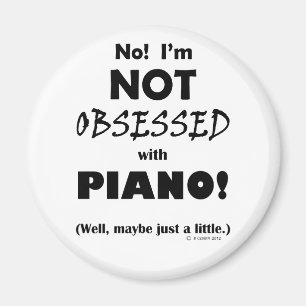 Geobsedeerd Piano Magneet