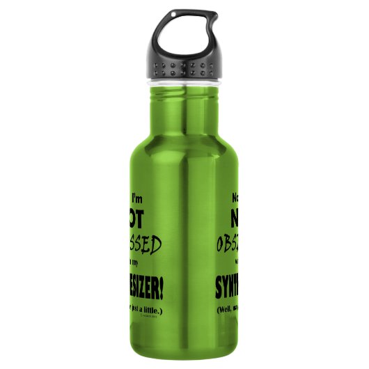 Geobsedeerd Synthesizer Waterfles (Voorkant)