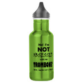 Geobsedeerd trombone waterfles (Links)