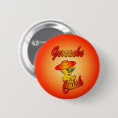 Geocache Chick #5 Ronde Button 5,7 Cm (Voorkant /achterkant)
