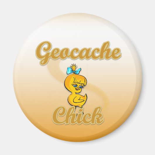 Geocache Chick Magneet (Voorkant)