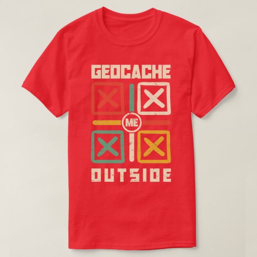 Geocache Ik ben buiten Scavenger die jaagt voor ee T-shirt (Design voorkant)