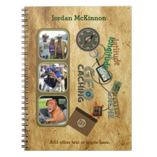 Geocache Triple Photo Journal