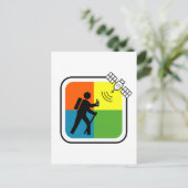 GeoCacher Briefkaart (Staand voorkant)