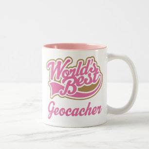Geocacher Gift Tweekleurige Koffiemok
