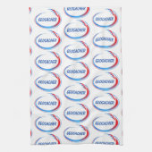 Geocacher Green Splash Theedoek (Verticaal)