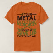 Geocacher Treasure Hunters Metal Detection (2) T-shirt (Design voorkant)