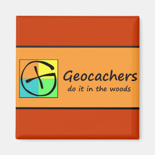 Geocachers doen het in de Bossen Magneet