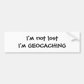 Geocaching Bumpersticker