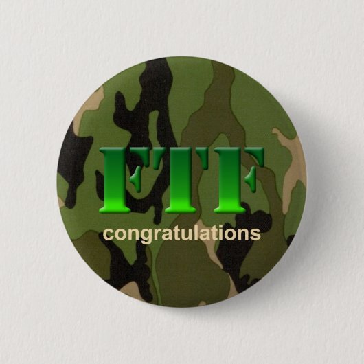 Geocaching Button FTF (Voorkant)