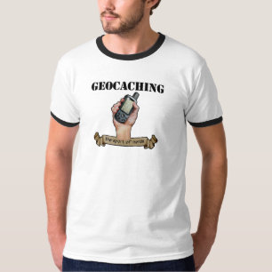 Geocaching — de sport van zenuwen! T-shirt