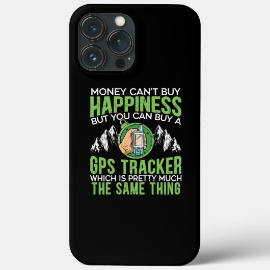 Geocaching Geocacher Cache GPS Tracking Treasure Case-Mate iPhone Case (Achterkant)