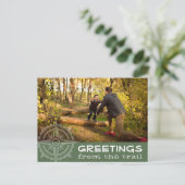 Geocaching groeten van de Aangepaste Foto van het Briefkaart (Staand voorkant)