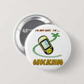Geocaching Ronde Button 5,7 Cm (Voorkant /achterkant)