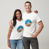 Geocaching Summer Snowman shirt (Unisex)