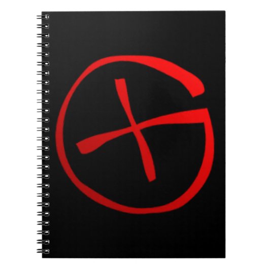 Geocaching Symbool Notitieboek (Voorkant)