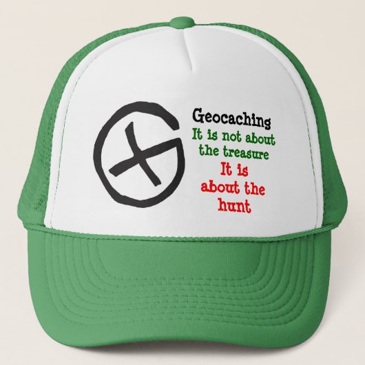 Geocaching-symbool Trucker Pet (Voorkant)