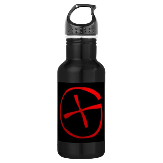 Geocaching Symbool Waterfles (Voorkant)