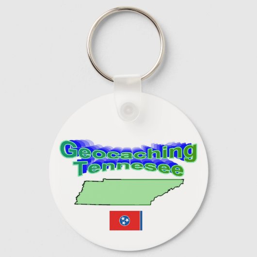 Geocaching Tennesee Sleutelhanger (Voorkant)