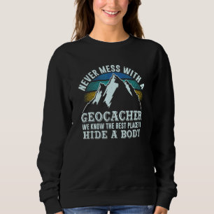Geocaching Vintage Mountain Hunt Nooit Klooien Met Trui