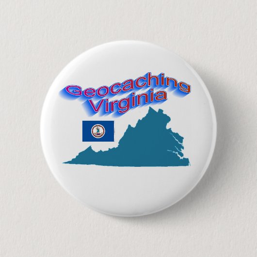 Geocaching Virginia Button (Voorkant)