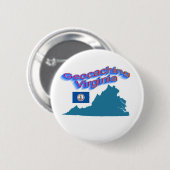 Geocaching Virginia Button (Voorkant /achterkant)