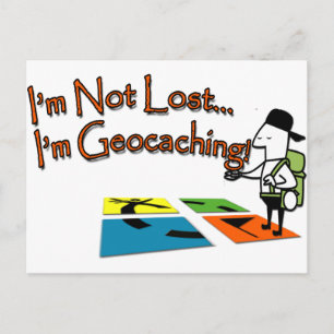 Geocahing Briefkaart